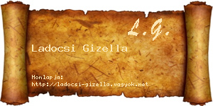 Ladocsi Gizella névjegykártya